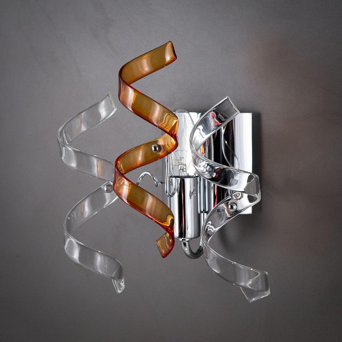 CL222322 Рандом Хром+Прозр+Янт Св-к Бра Бра на 1 лампу  CL222322