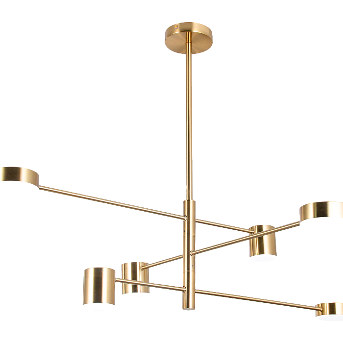 Люстра NewRgy 8021-DW-6 BRASS