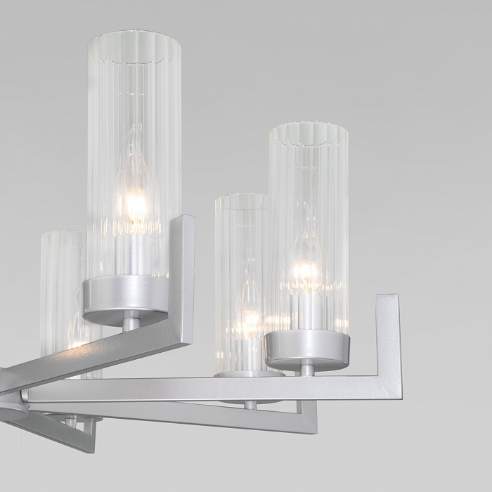 Люстра подвесная Eurosvet 60133/8 серебро