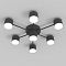 Люстра NewRgy CL-BLACK DOT-R001-GX53*7 BK