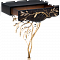 Комплект мебели BOGACHO 11628 Каштан-ИК-Fusion-dark brown, цв. к. Амбер(Бр) (1 категория), 15013 Каштан, цв. к. Амбер(Бр), 45018 Каштан-Амбер(Бр) Корпус: Каштан, цвет ковки - Амбер(Бр), 35060 Б