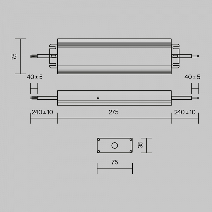 Трековая система Technical PSL008-300W-48V-IP67