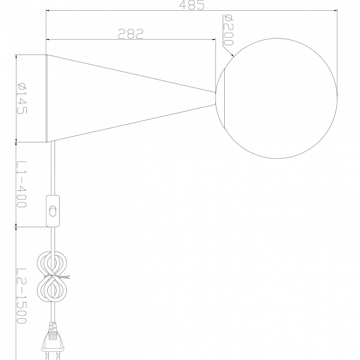 Настольная лампа Freya FR5289TL-01BS