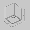 Светильник Technical C065CL-8W4K-SQ-WB