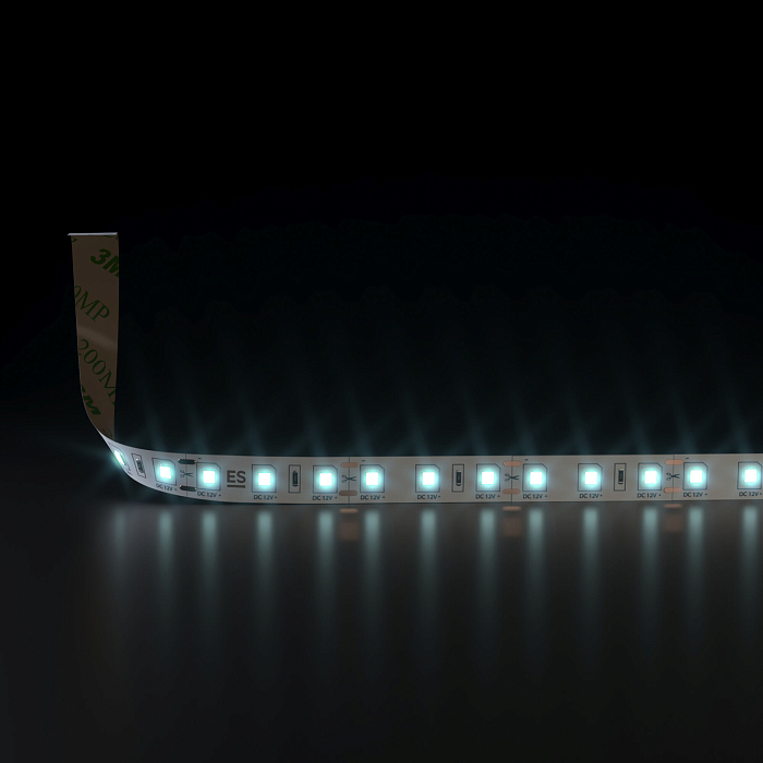 Светодиодная лента для помещений Elektrostandard Лента светодиодная 12V 14,4W 60Led 5050 IP20 холодный белый, 5м