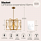 Светильник потолочная Maytoni MOD099PL-06G