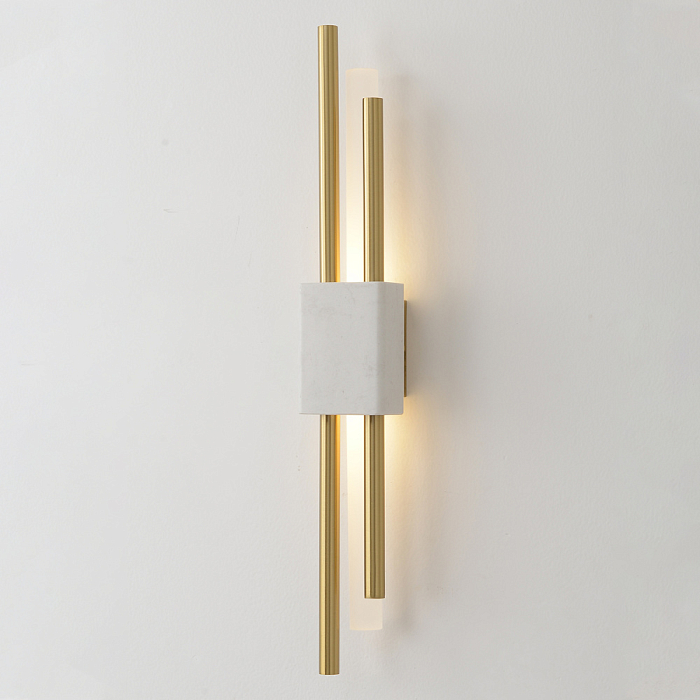 Crystal Lux CARTA AP6W LED WHITE/BRASS