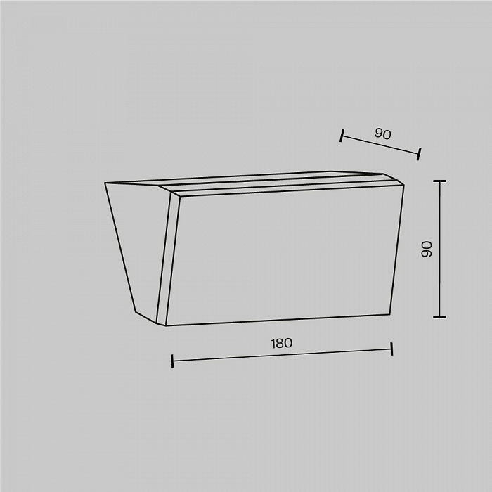 Бра Outdoor O436WL-L10GF3K