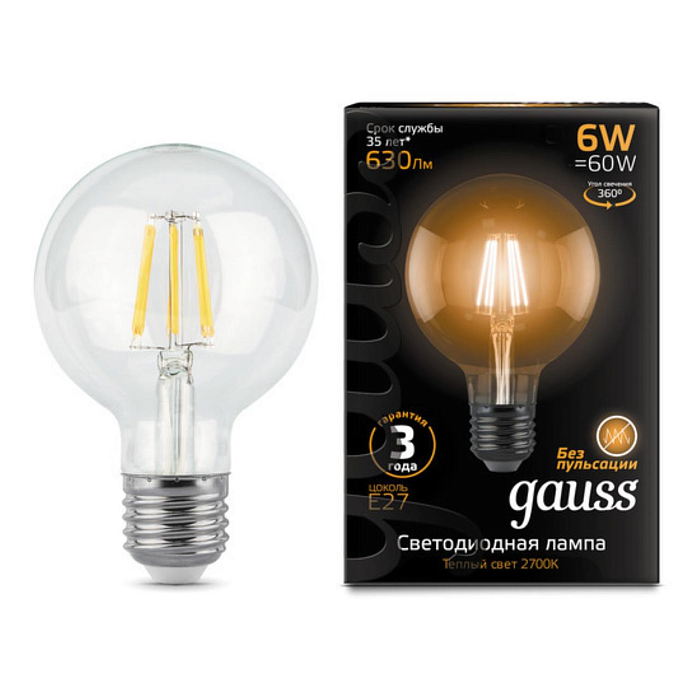 Лампочка GAUSS 105802106_GAUSS