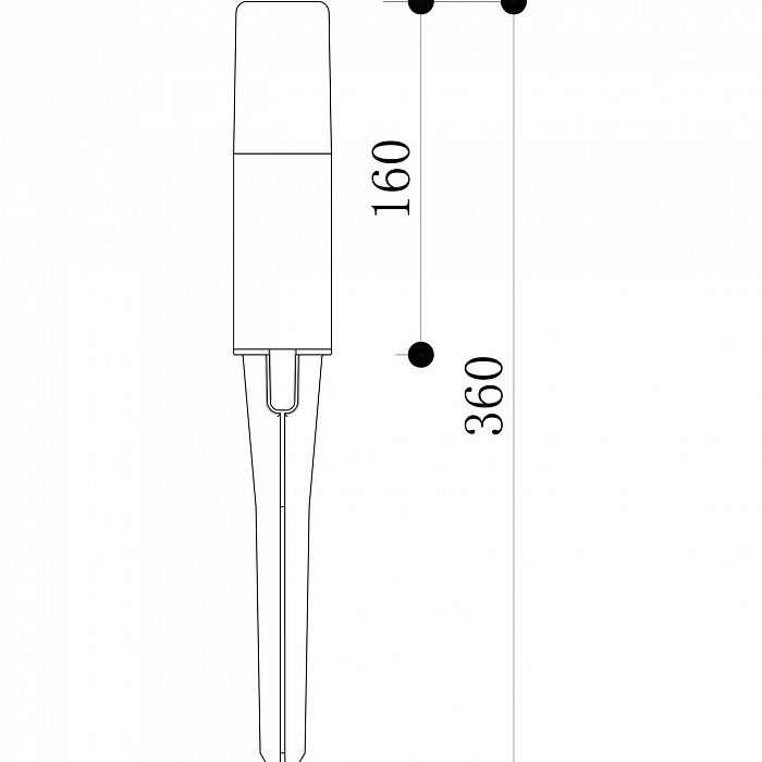 Уличный светильник Outdoor O416FL-L3B3K