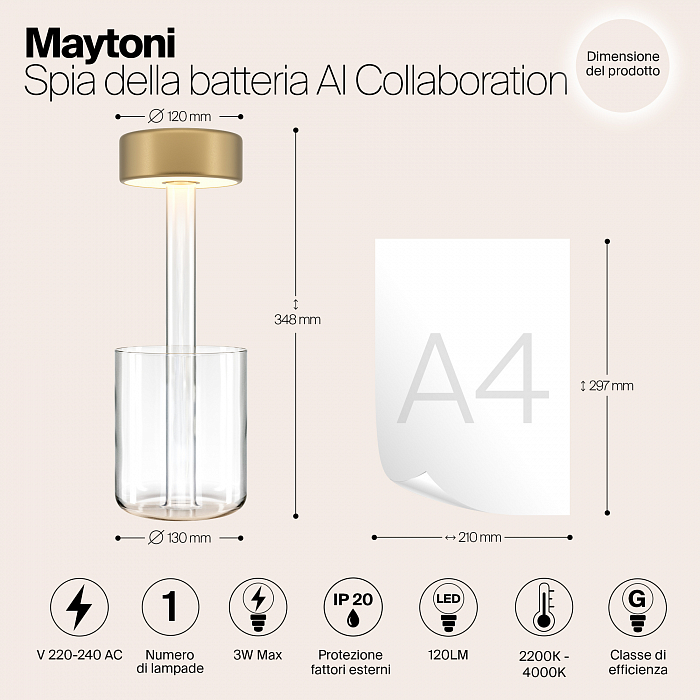 Светильник Maytoni MOD229TL-L3G3K1