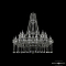 Люстра большая Bohemia Ivele Crystal 1413/24+12/530/h-160 Ni