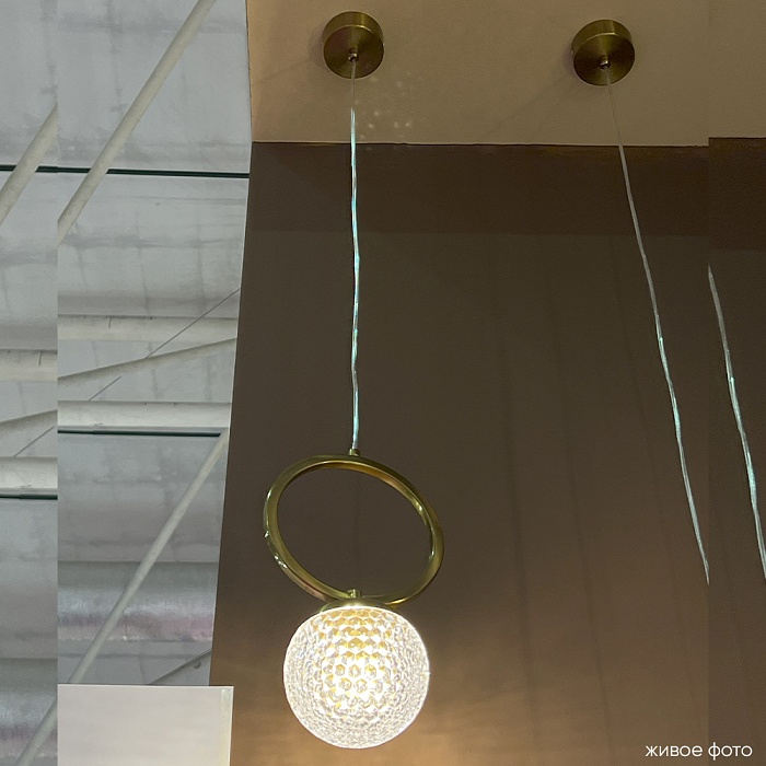 Светильник Crystal Lux CAROLINA SP1 V1 BRASS