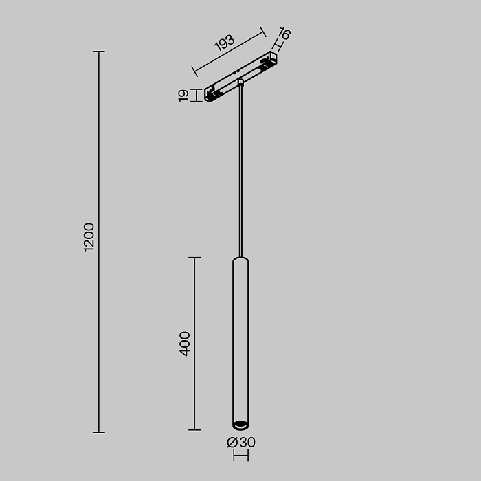 Трековая система Technical TR226-4-5WTW-M-DSZ-B