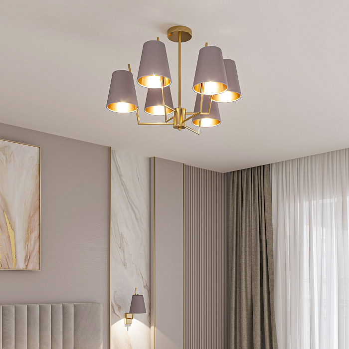 Светильник Eurosvet 60173/6 латунь