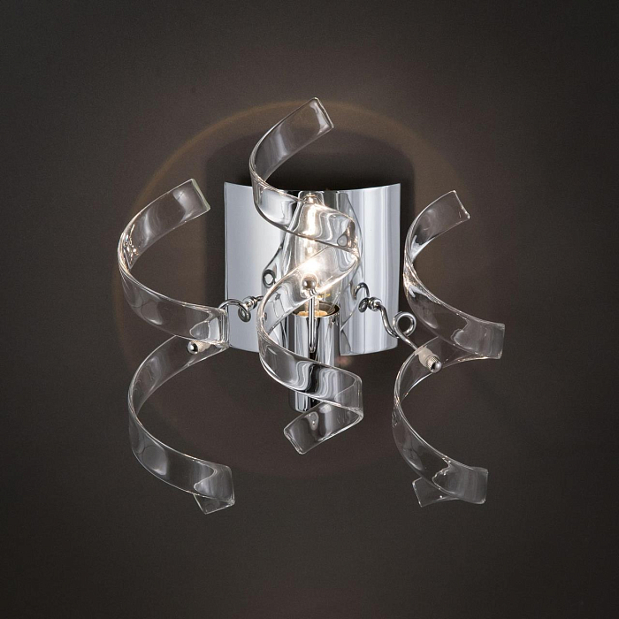 CL222320 Рандом Хром+Прозр Св-к Бра Бра на 1 лампу  CL222320