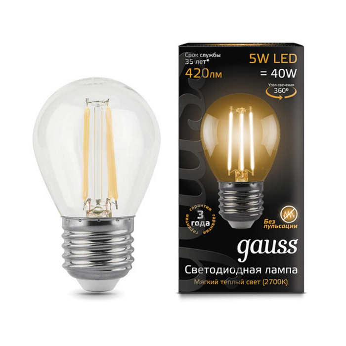 Лампочка GAUSS 105802105_GAUSS