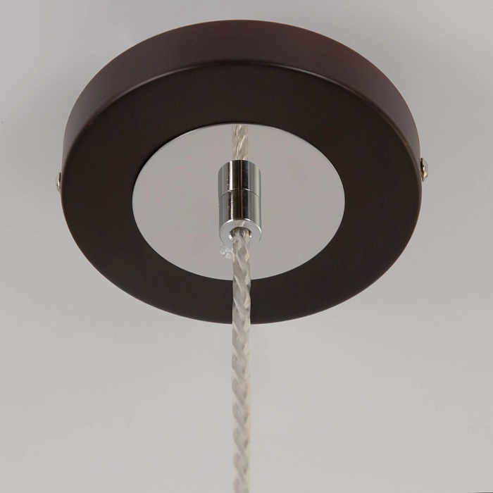 CL126112 Берта Хром+Венге Св-к Подвес Светильник одинарный  CL126112