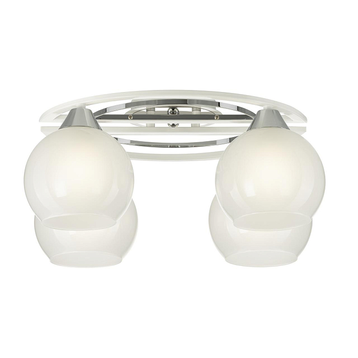 CL121140 Отто Белый+Хром Св-к Люстра Люстра потолочная  CL121140