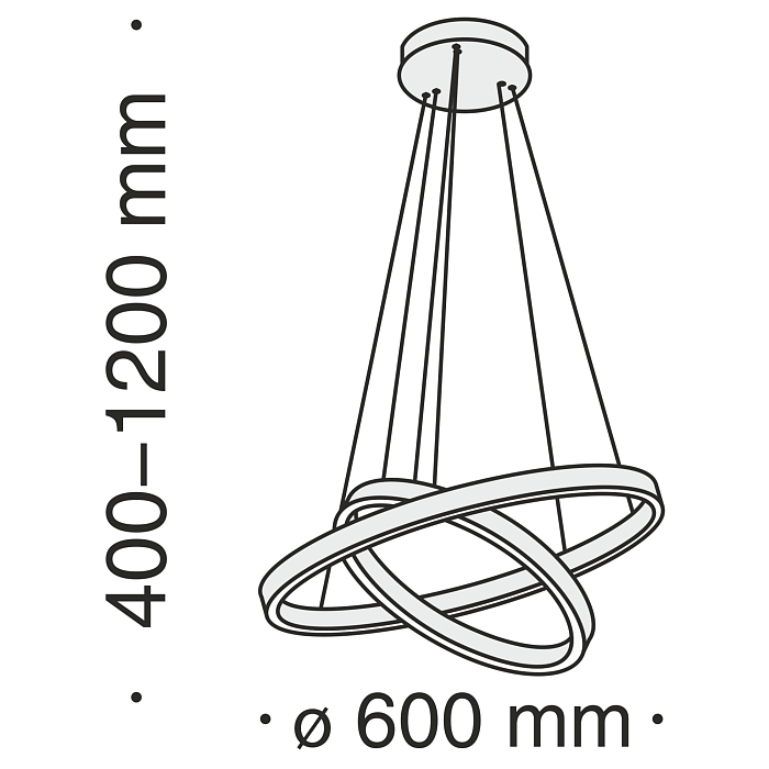 Светильник подвесная Maytoni MOD058PL-L55W4K