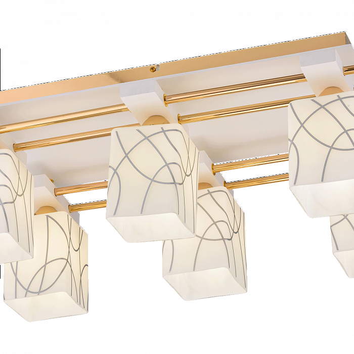 Люстра потолочная Sfera Sveta 85662/6C FGD+WH