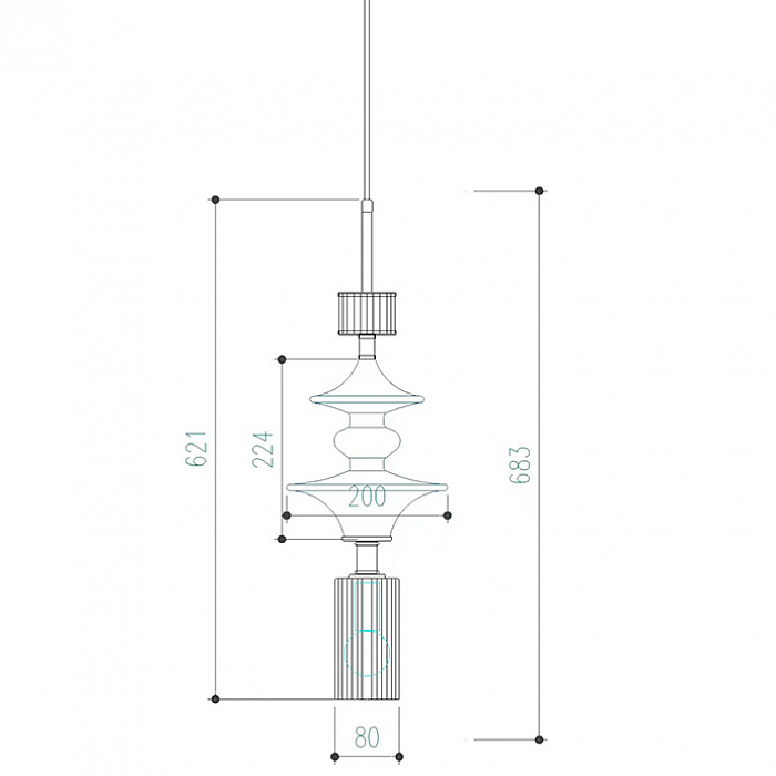 Светильник Crystal Lux VALENCIA SP1.4 GOLD