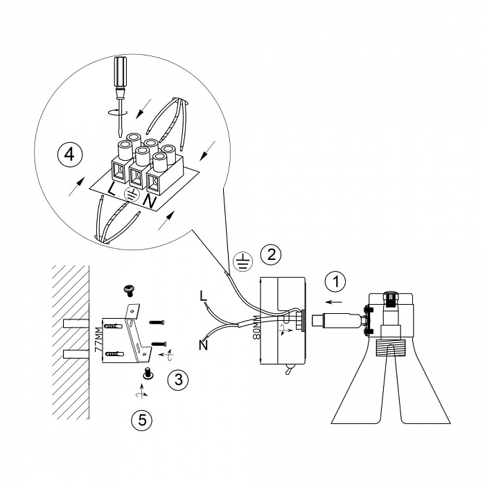 Спот на 1 лампу Rivoli 7054-701