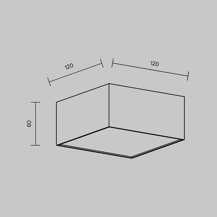 Светильник Technical C032CL-12W4K-SQ-W