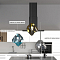 Светильник Crystal Lux NUESTRO SP1 CHROME/BROWN