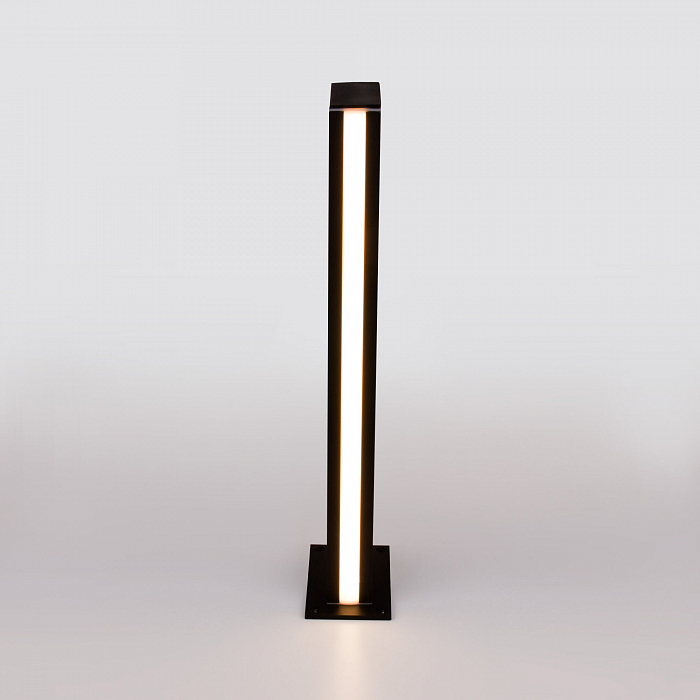 Уличный светильник на столбе Elektrostandard 1538 TECHNO LED черный