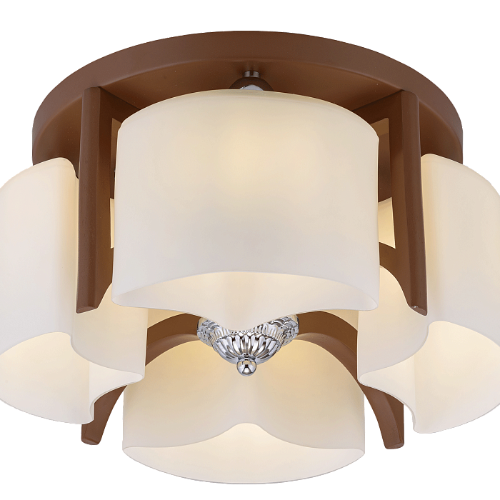 Люстра потолочная Sfera Sveta 85652/4C BROWN+CHROME