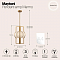 Светильник одинарный Maytoni MOD099PL-03G