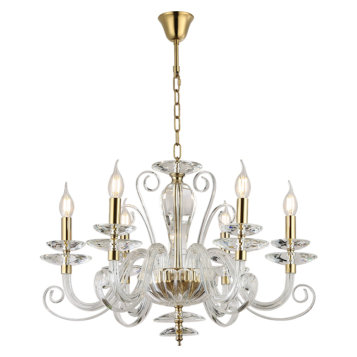 Люстра Newport 8576/C gold polished