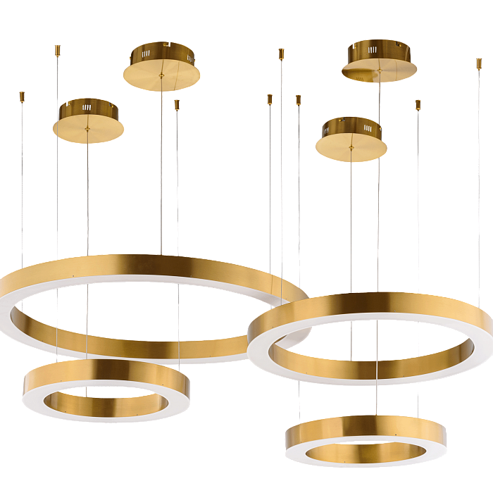 Люстра NewRgy ZK01-DW-4+4+6+8 BRASS