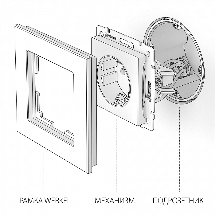 Розетка Werkel W1171301