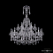 Люстра подвесная Bohemia Ivele Crystal 1403/12+6/300/XL-100/2d Ni