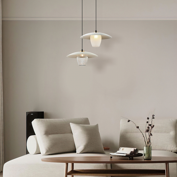 Люстра Eurosvet 50259/1 белый/прозрачный