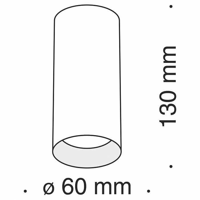 Светильник накладной Technical C010CL-01G