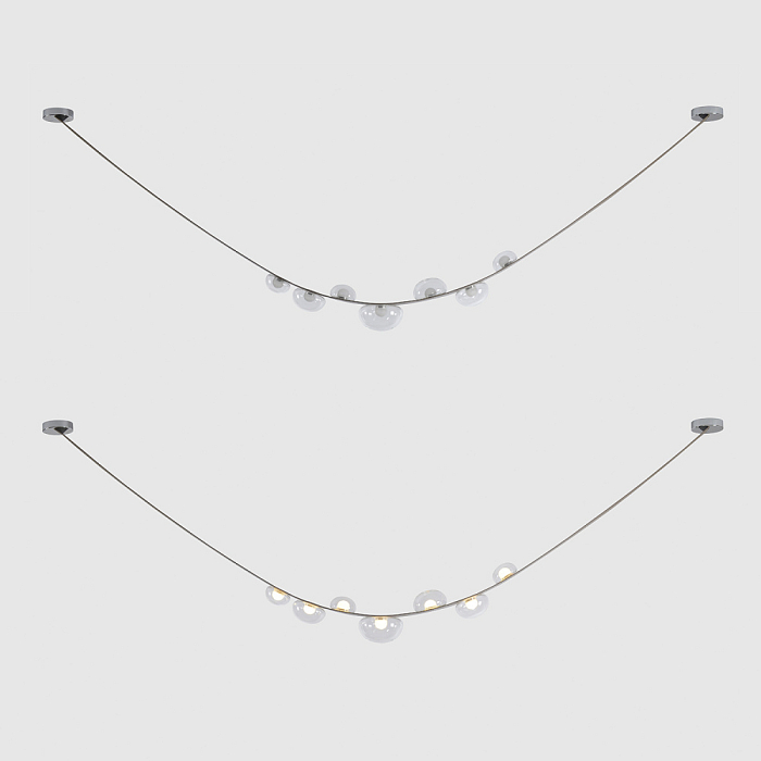 Светильник Crystal Lux BOSQUE SP7 L3000 GREY/TRANSPARENT