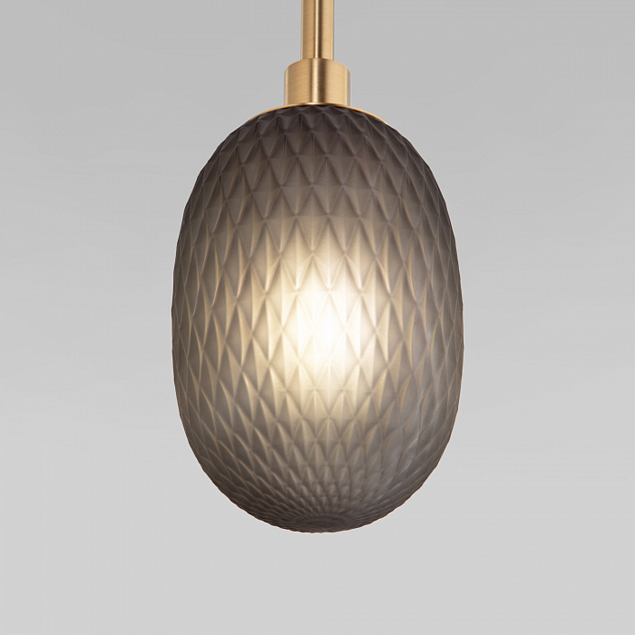 Люстра Eurosvet 50266 дымчатый/прозрачный/янтарный