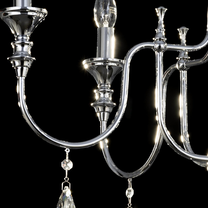 CL437151 Рига Хром Св-к Люстра Люстра подвесная  CL437151
