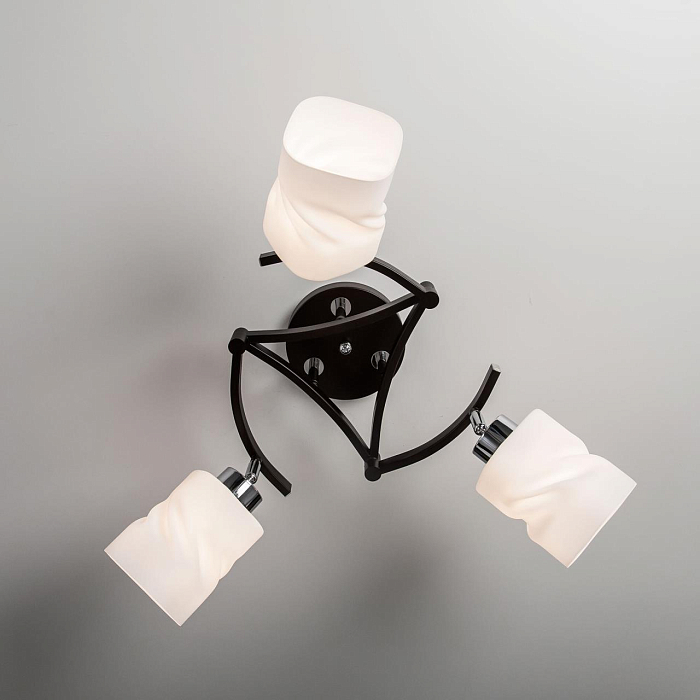 CL126132 Берта Хром+Венге Св-к Люстра Люстра потолочная  CL126132