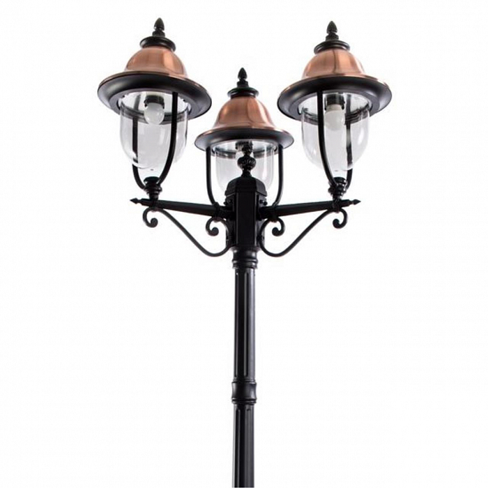 Уличный светильник на столбе ARTE LAMP A1486PA-3BK