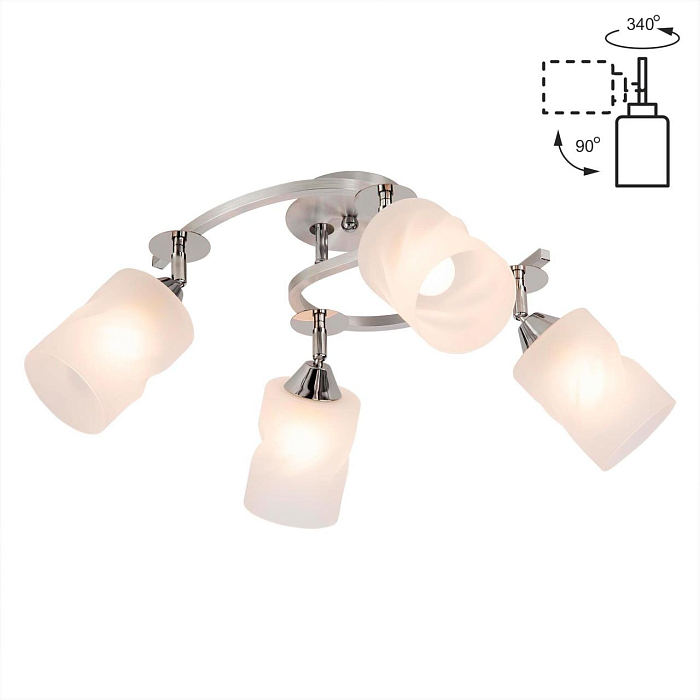 CL119240 Сиерра Алюм. Св-к Люстра Люстра потолочная  CL119240