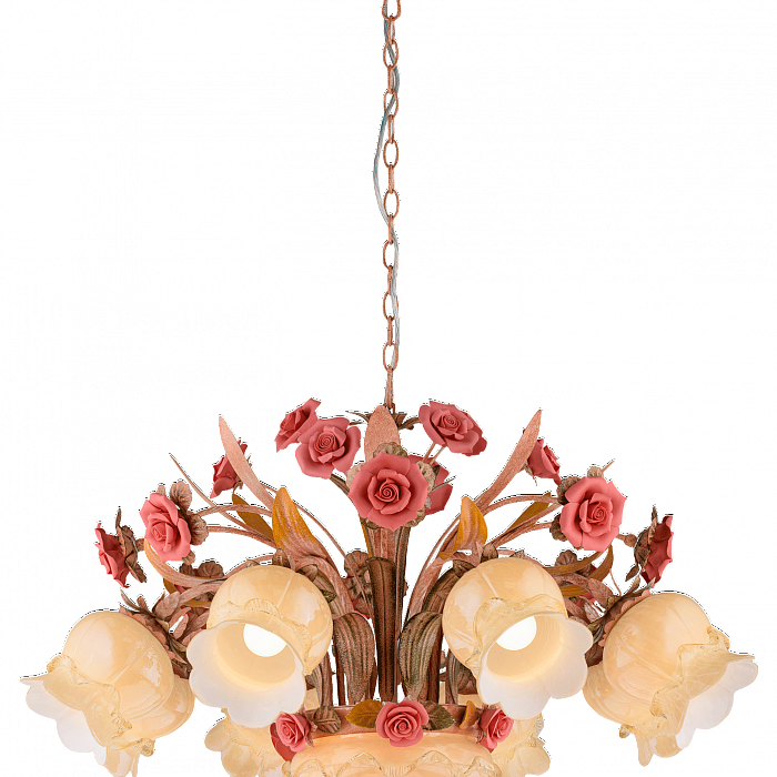 Люстра подвесная Sfera Sveta 0973/8+2 PINK+DARK GREEN