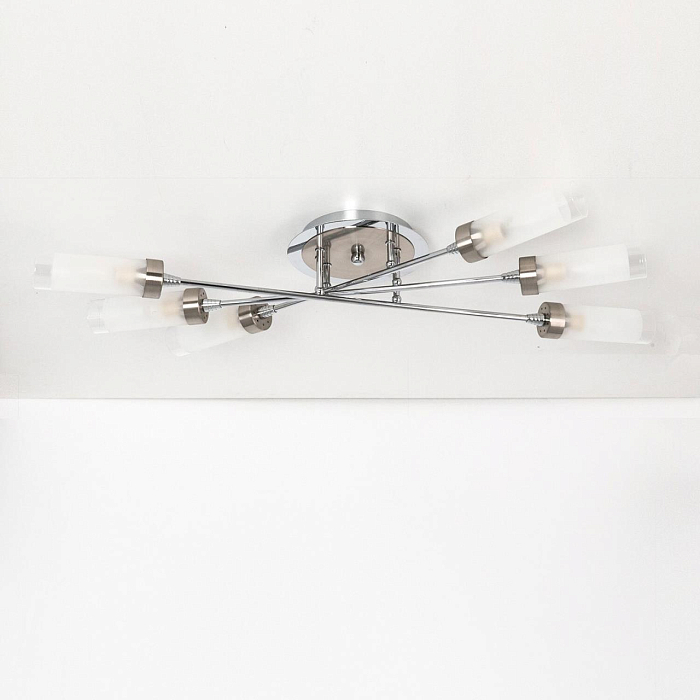 CL109161 Хеликс Хром Мат+Хром Св-к Люстра Люстра потолочная  CL109161