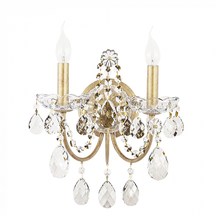 Бра Crystal Lux ODELIS AP2 GOLD