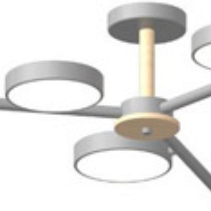 Потолочный cветильник LED4U L3208-800 GR Светильник LED4U L3208-800 GR