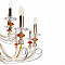 Люстра Crystal Lux CATARINA SP12+6 V2 GOLD/TRANSPARENT-COGNAC