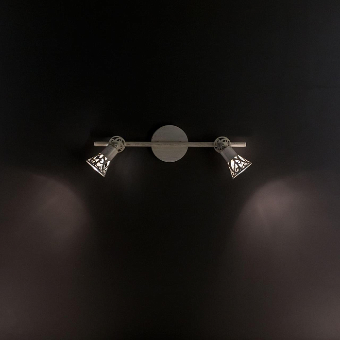 CL519525 Винон Крем+Зол. св-к Наст.-Потол. Спот на 2 лампы  CL519525